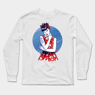 Pin-Up Long Sleeve T-Shirt